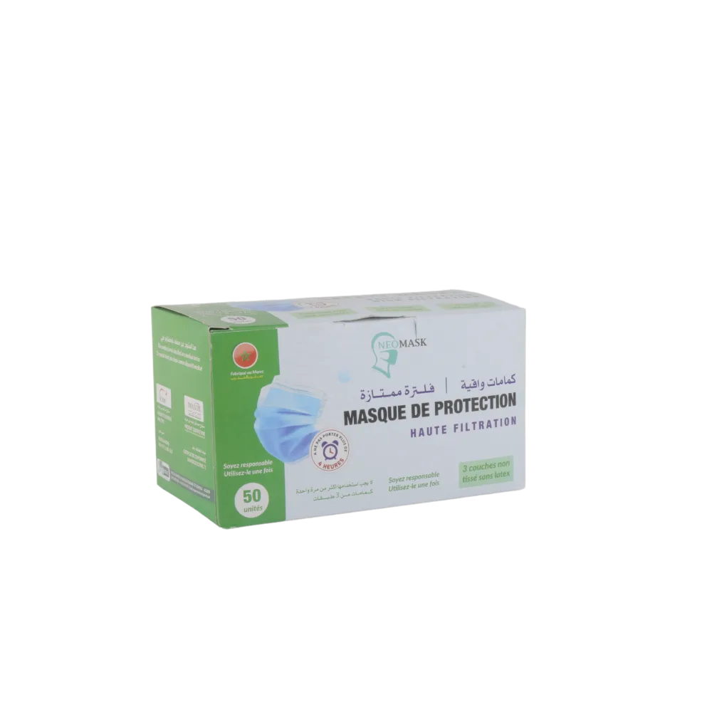 NEOMASK Masques de Protection Jetables