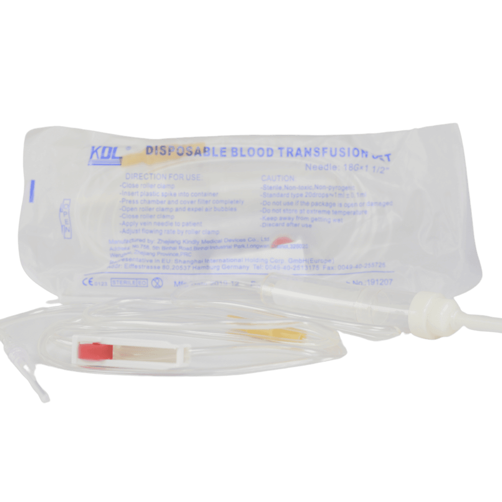 Set de transfusion sanguine jetable KDL